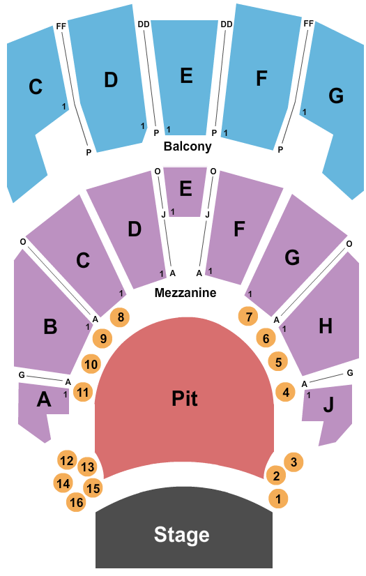 TempleLive - Cleveland Endstage 2 Seating Chart