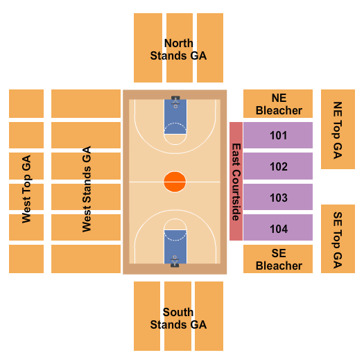 Massari Arena Basketball Seating Chart