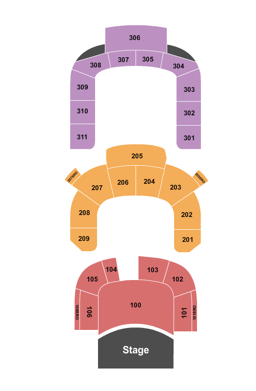 seating chart for Massey Hall - City and colour - eventticketscenter.com