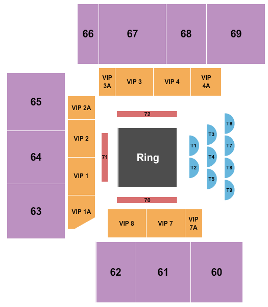Massmutual Center - Exhibition Hall Boxing Seating Chart
