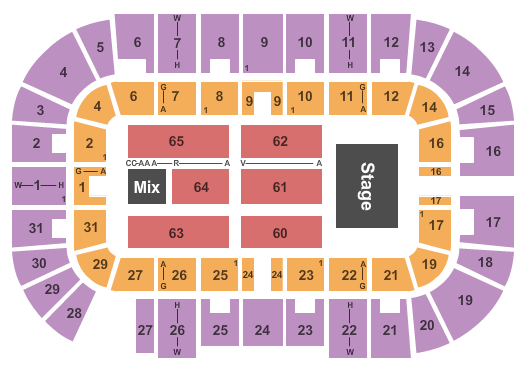 Massmutual Center Amy Schumer Seating Chart