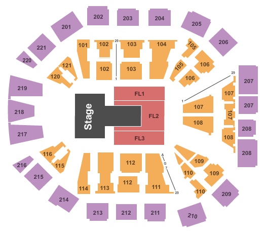 Matthew Knight Arena Chris Tomlin Seating Chart