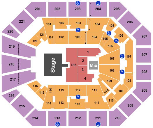 Matthew Knight Arena Jon Pardi Seating Chart