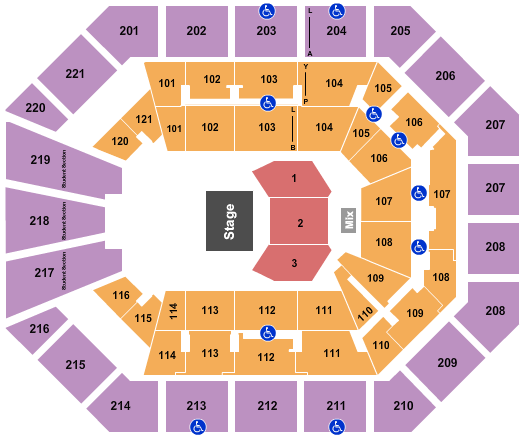 Matthew Knight Arena Paw Patrol Seating Chart