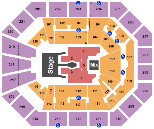 Matthew Knight Arena Tim McGraw Seating Chart