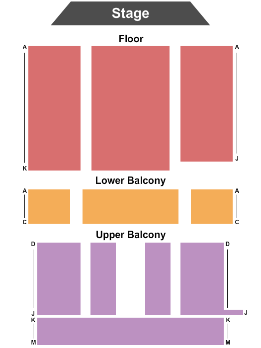 Mauch Chunk Opera House Endstage 2 Seating Chart