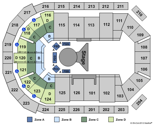 Maverik Center Quidam Zone Seating Chart