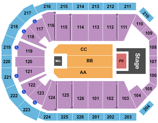 Maverik Center Doja Cat Seating Chart