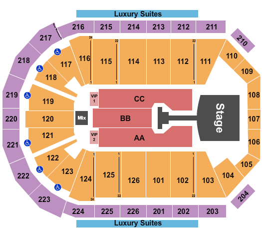 Maverik Center Jonas Brothers Seating Chart