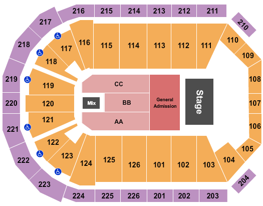 Maverik Center Seating Chart