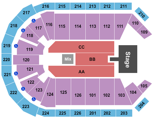 Maverik Center Pentatonix Seating Chart