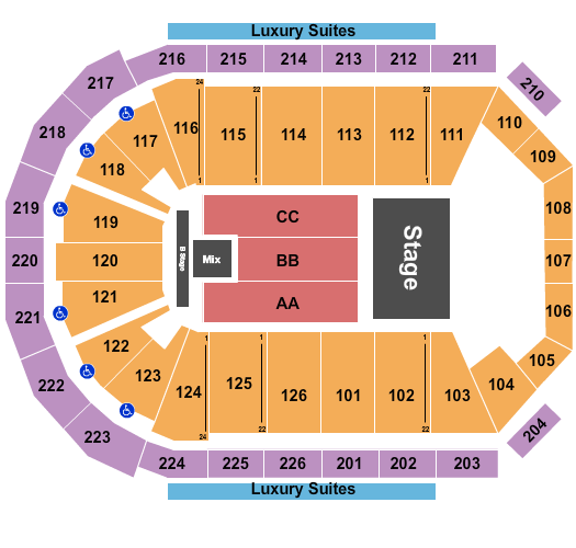 Maverik Center Ricardo Arjona Seating Chart