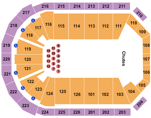 Maverik Center Rodeo 2024 Seating Chart