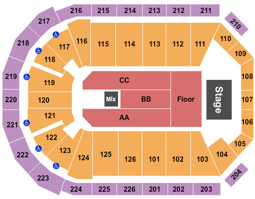 Maverik Center Sturgill Simpson 2 Seating Chart