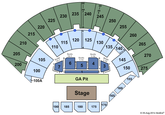 Mayo Civic Center Arena Little Big Town Seating Chart