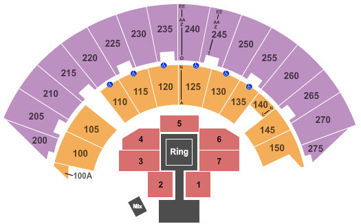 Mayo Civic Center Arena WWE 3 Seating Chart