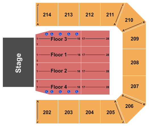 Mayo Civic Center Auditorium Seating Chart