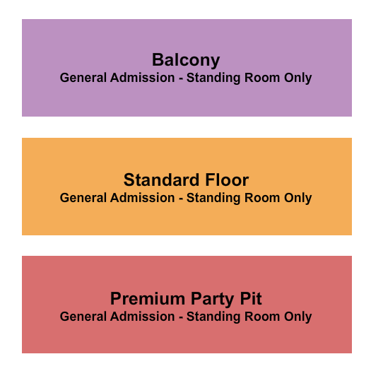 Mayo Civic Center Auditorium GA Pit - Floor - Balcony Seating Chart
