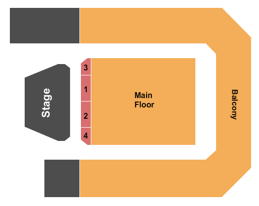 Mayo Civic Center Auditorium RSV/GA Seating Chart