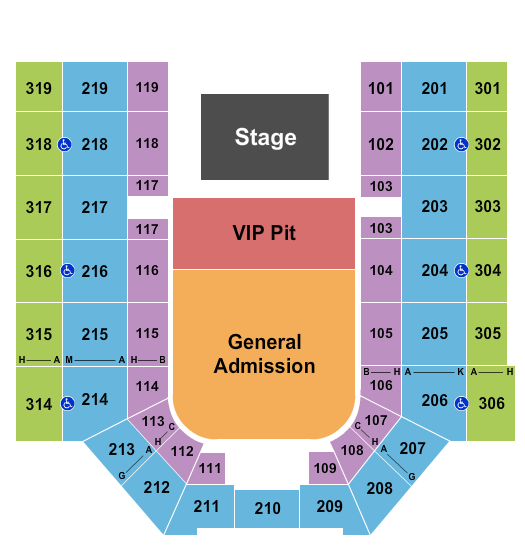 Mayo Clinic Health System Event Center Cole Swindell Seating Chart