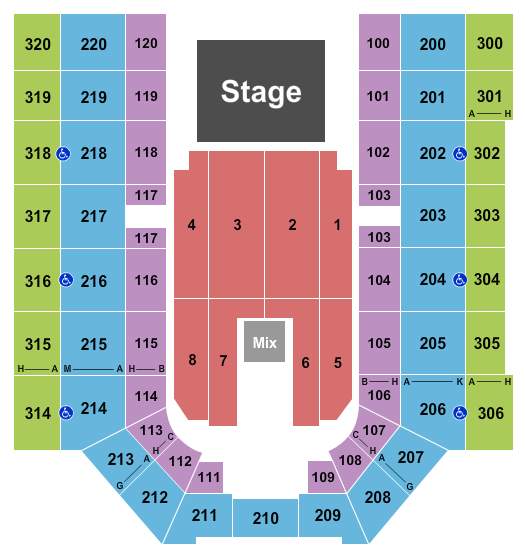 Mayo Clinic Health System Event Center Seating Chart