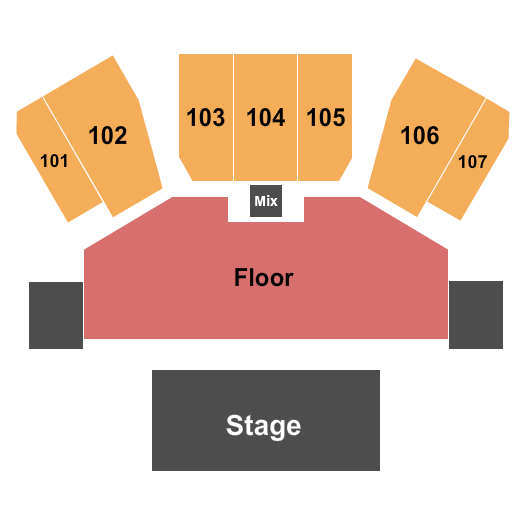 Mayo Clinic Health System Event Center Endstage GA Floor Seating Chart
