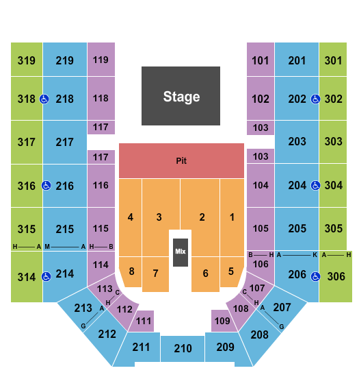 Mayo Clinic Health System Event Center Seats Mankato
