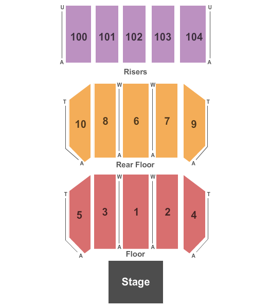McAllen Convention Center Endstage 3 Seating Chart
