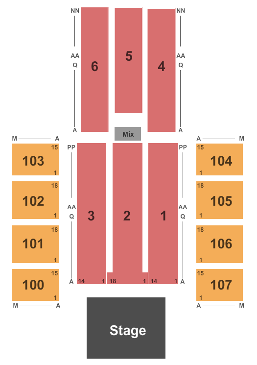 McAllen Convention Center Arena Seating Chart