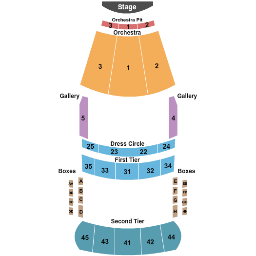 McCaw Hall Endstage Pit Seating Chart
