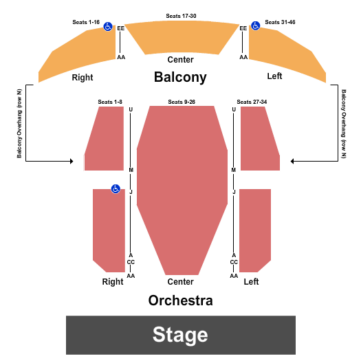 McCoy Center Seating Chart