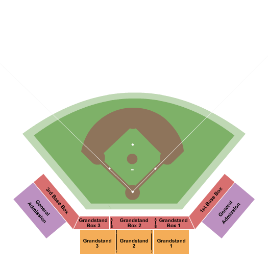 McCrary Park Baseball Seating Chart