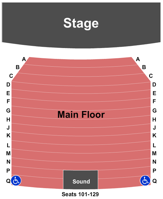 McCullough Theatre Seating Chart