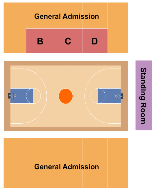 McDermott Convocation Center Basketball Seating Chart