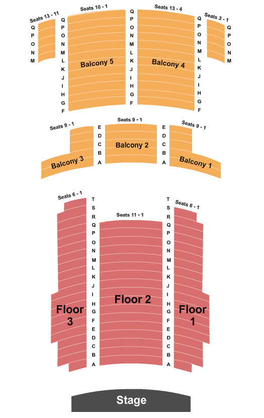 Mcdonald Theater Seating Chart