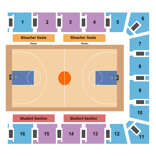 McDougald-McLendon Gymnasium Basketball Seating Chart