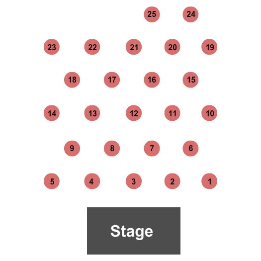 McEwen Theatre At Kay Meek Arts Centre Endstage Tables Seating Chart