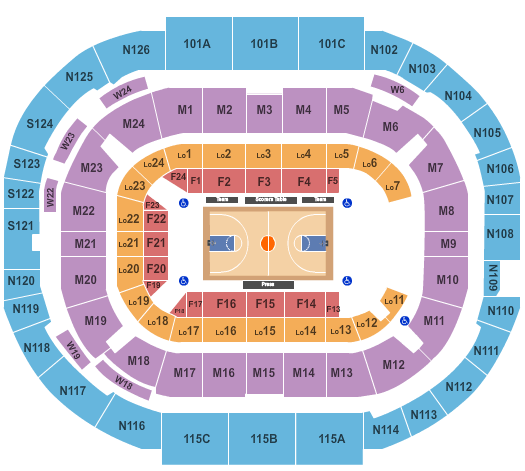 McKale Center Harlem Globetrotters Seating Chart