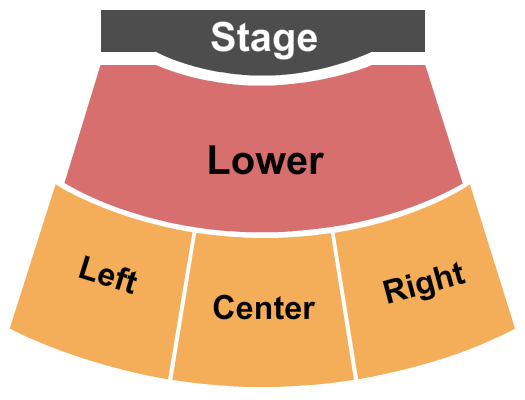 SIU McLeod Theater - Carbondale Seating Map
