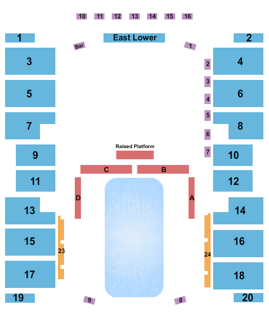 McMorran Arena at McMorran Place Ice Show Seating Chart