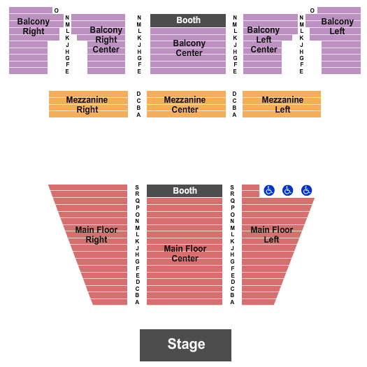 McMorran Theater at McMorran Place Seating Chart
