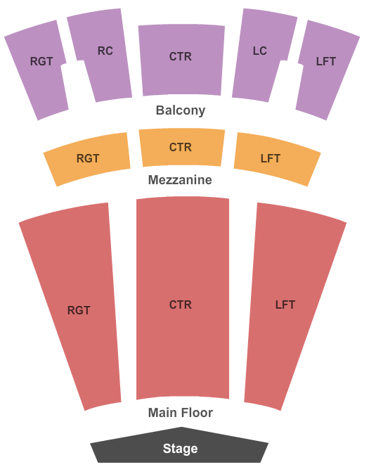 McMorran Theater at McMorran Place Endstage Seating Chart