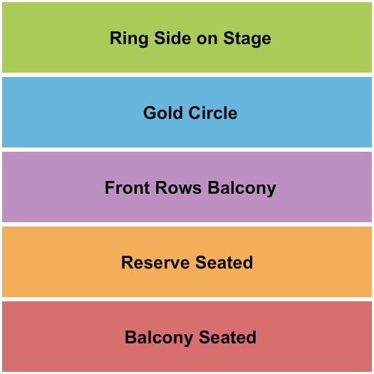 McNear's Mystic Theatre Wrestling Seating Chart