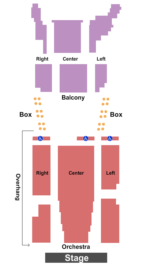 McPherson Playhouse Seating Chart