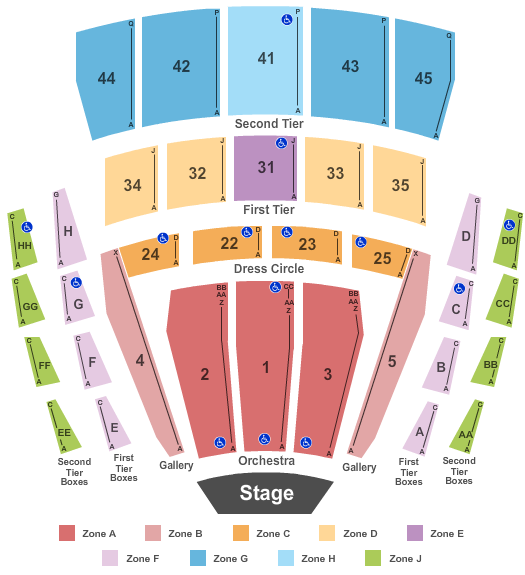 McCaw Hall Seating Chart & Maps Seattle