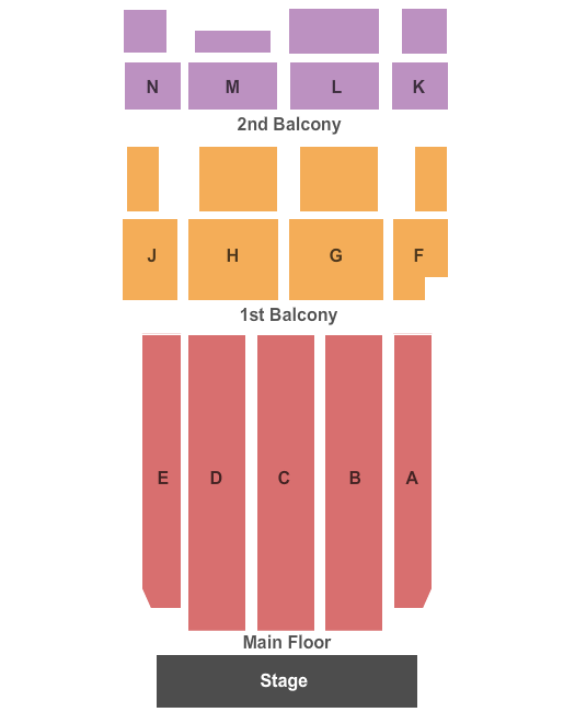 McFarlin Memorial Auditorium Seating Chart