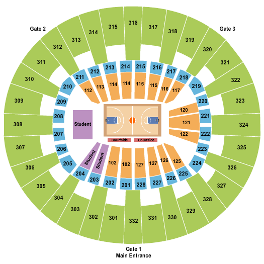 Chattanooga Mocs vs. North Carolina Greensboro Spartans at McKenzie Arena – Chattanooga, TN