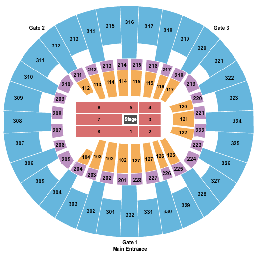 McKenzie Arena Seating Chart