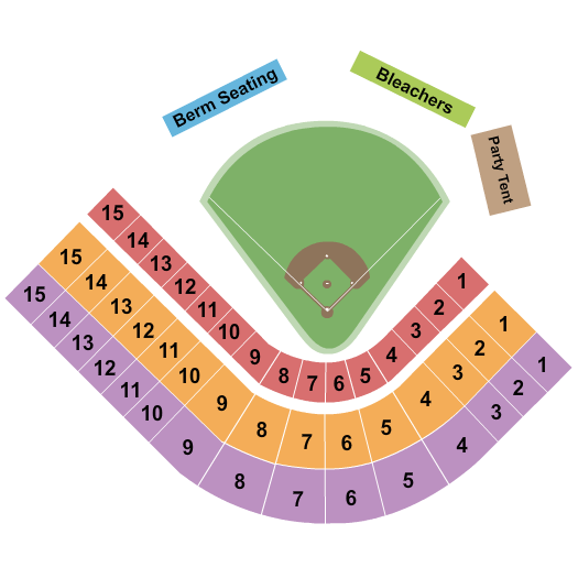 McCoy Stadium Baseball Seating Chart