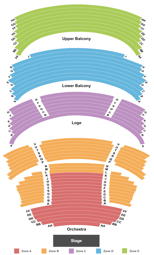 Mead Theatre At Schuster Performing Arts Center seating chart event tickets center